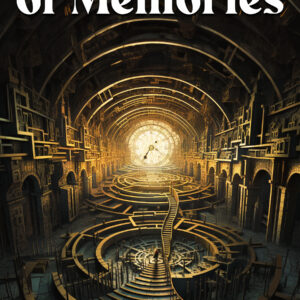 A Labyrinth of memories time travel labyrinth maze cover design
