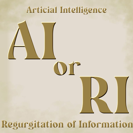 Artificial intelligence or regurgitation of information